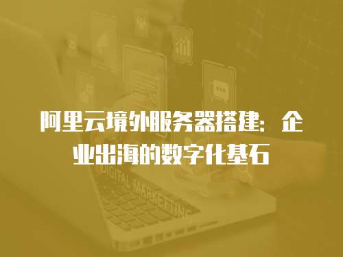 美国云服务器:企业出海的数字化基石