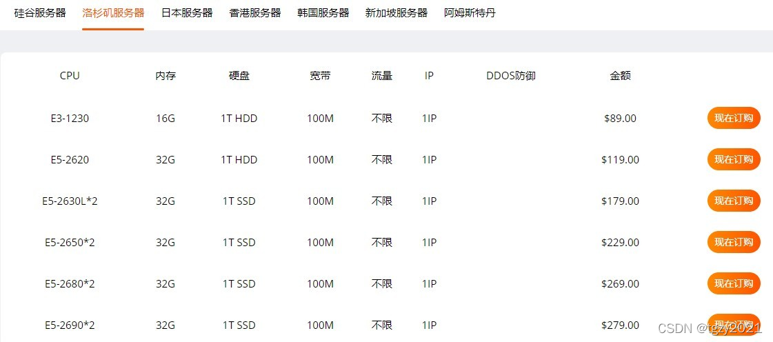 美国服务器怎么买?从$3.96到专用服务器全攻略